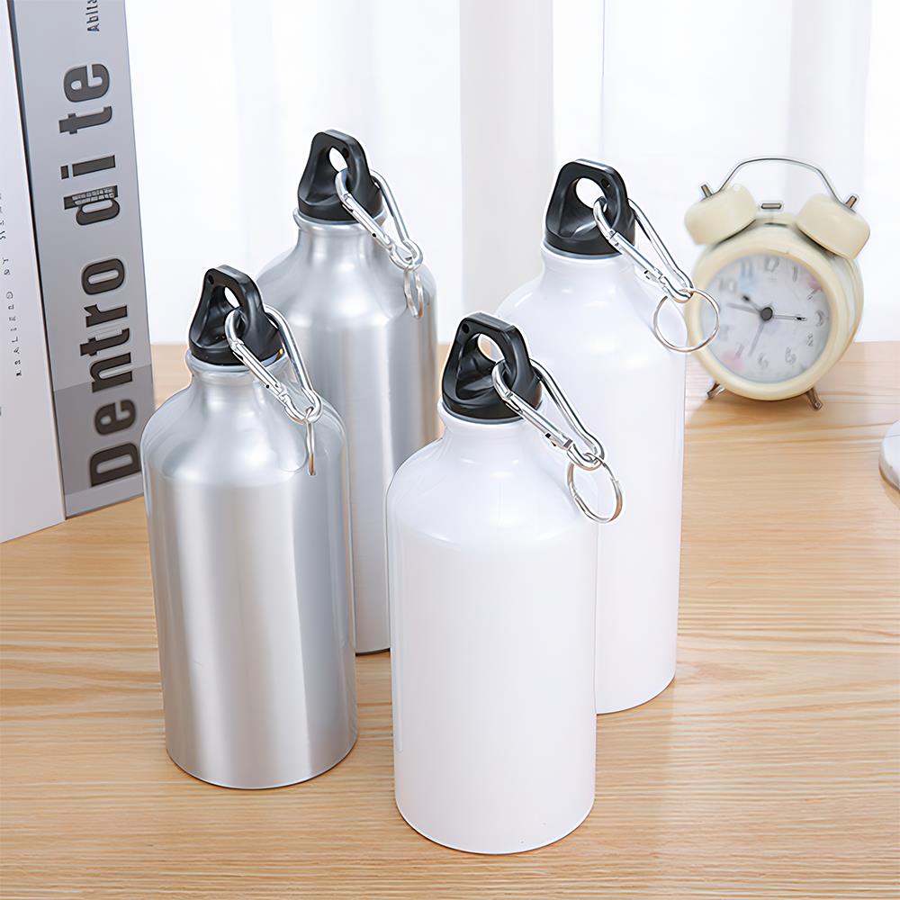 DIY sports water bottle with customizable logo, text, photo and color printing