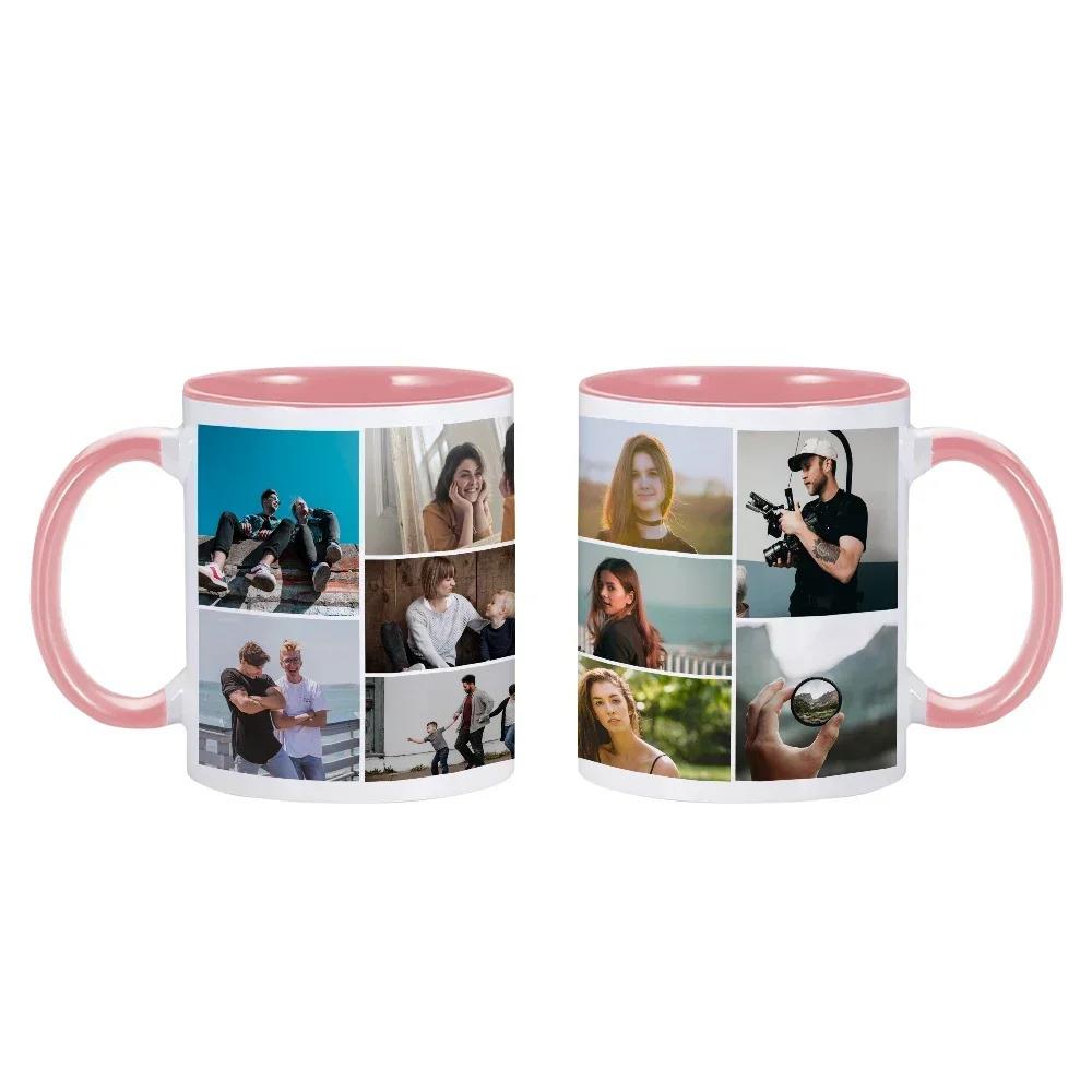 Custom mug 12 photos Valentine's Day keepsake gift 11 oz mug