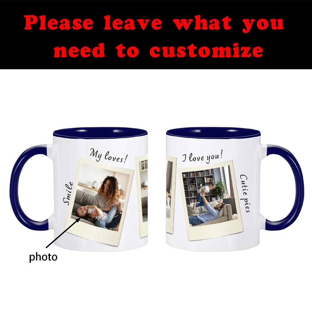 Personalized Mug Instant Photo Frame Customized Photo Birthday Christmas Gift Idea