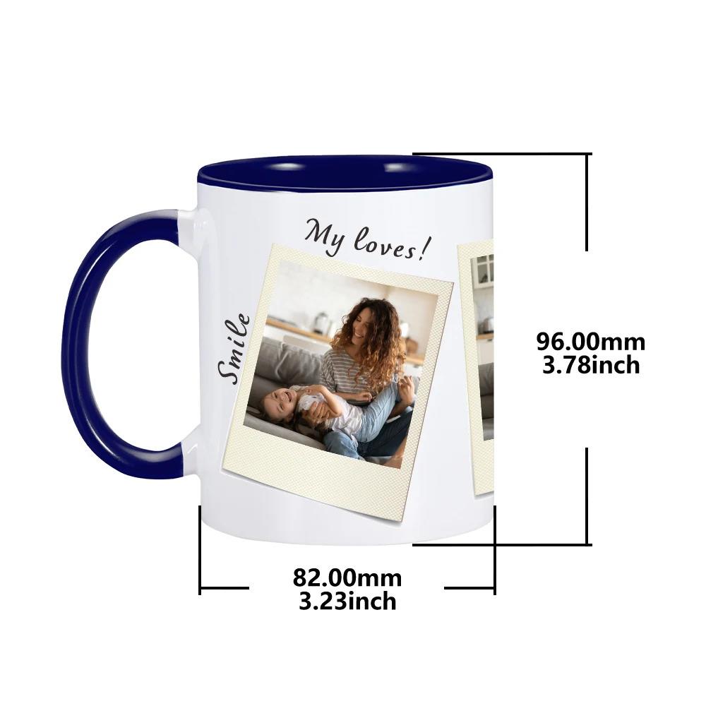 Personalized Mug Instant Photo Frame Customized Photo Birthday Christmas Gift Idea