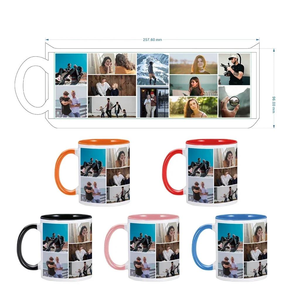 Custom mug 12 photos Valentine's Day keepsake gift 11 oz mug