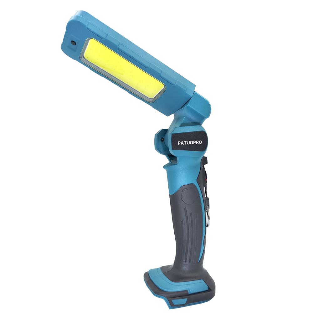 Cordless LED Flashlight Rechargeable Work Light Handheld Spotlight 18 Volt Battery